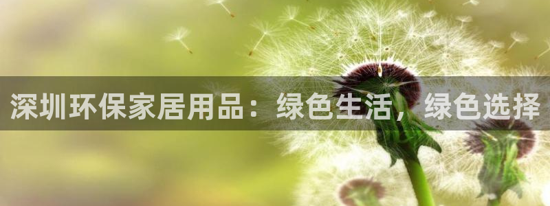 杏耀平台怎样：深圳环保家居用品：绿色生活，绿色选择
