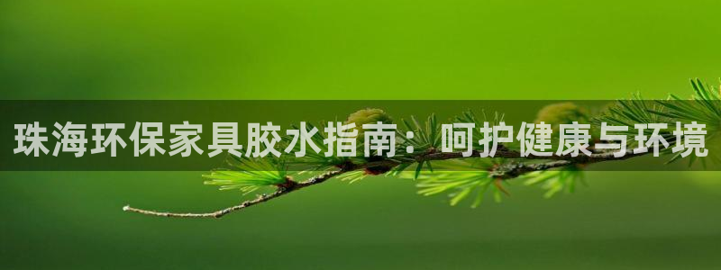 杏耀注册开户：珠海环保家具胶水指南：呵护健康与环境