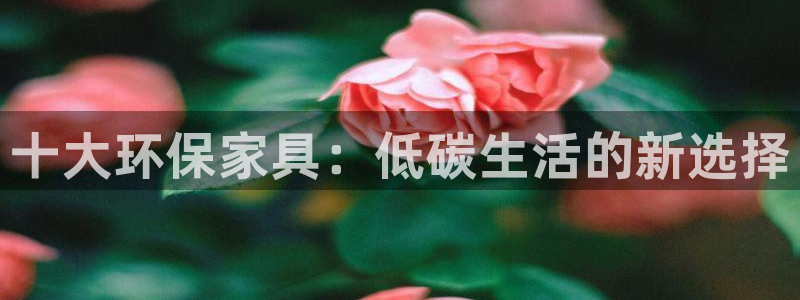 杏耀平台注册：十大环保家具：低碳生活的新选择